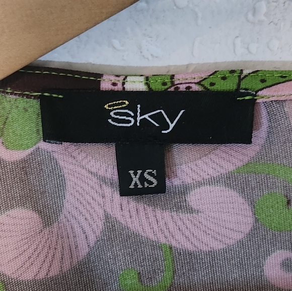 Sky | Paisley Boho Y2K Kimono Tunic - Picture 5 of 5